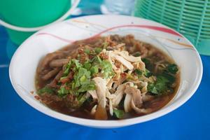 comida de fideos en Tailandia