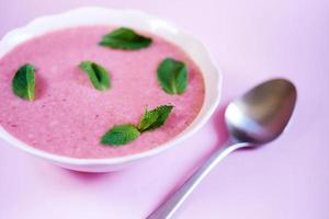 strawberry soup photo