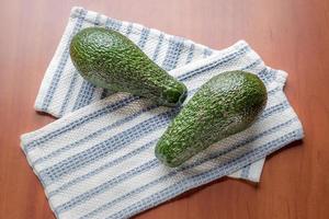 Two Green Avocados photo