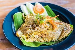 Green Curry Rice In Egg Wrap