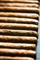 Fondo de cigarros cubanos foto