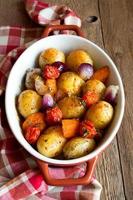 oven baked vegetables photo