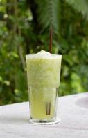 Smoothie of green apple. photo