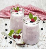 fruit yogurt photo