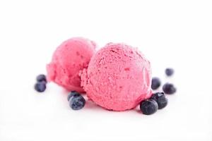 blueberry ice cream photo