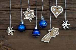 Christmas Decorations on Wood