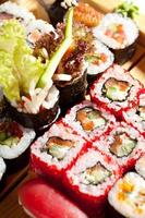 rollos de sushi foto