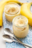 Banana pudding for breakfast photo