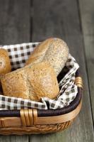 assorted bread in basket