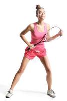 playing squash photo