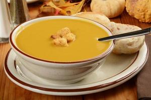 Butternut squash soup photo
