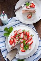 Strawberry cake photo