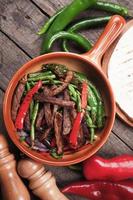 Fajitas with grilled vegetable