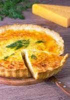 cheese and fennel quiche