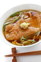kitsune udon noodles, japanese cuisine