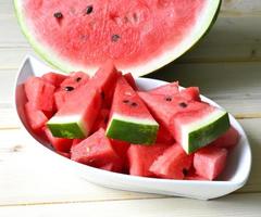 Ripe watermelon.
