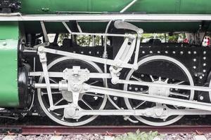 viejo tren vintage, rueda de tren