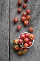 Cherry Tomatoes on the Vine photo