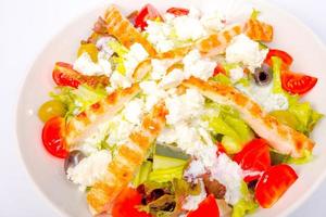 Chicken salad with feta cheese