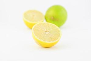 Fresh lemon isolated photo