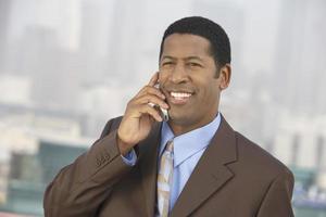 Businessman on Cell Phone