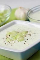 Cucumber yoghurt soup