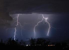 tormenta eléctrica. Tucson, Arizona