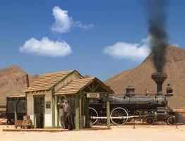 Old West Train Depot photo