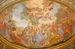 Rome -  Miracle of Multiplication fresco photo