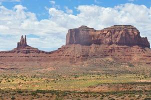 Mittens,mesa and butte in the Monument Valley photo