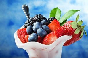 bowl with berries photo