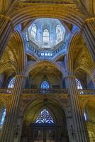 Interior de la catedral de Barcelona, Cataluña, España