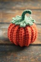 Cute Crocheted Mini Pumpkin photo