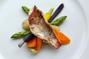 Fish and vegetables