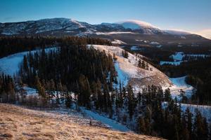 Yukon Winter Mountain Landscape