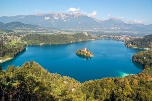 Landscape of Lake Bled