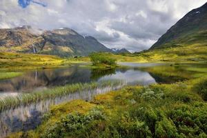 Beautiful landscape of Norway, Scandinavia photo