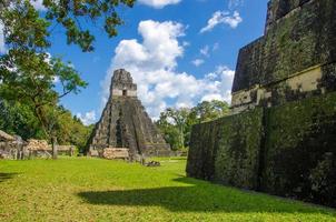 Tikal  Ruins and pyramids