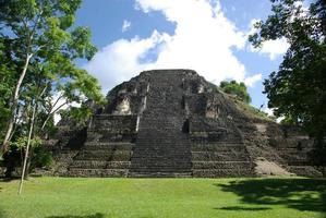Mayan temple in Tikal, Guatemala photo