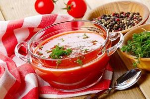 Gazpacho tomato  soup photo