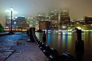 Foggy Boston Night