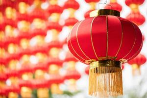 Chinese lantern closeup photo