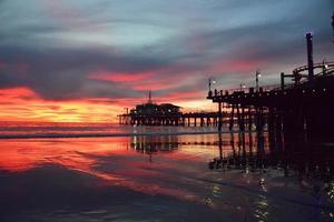 Beautiful Santa Monica Sunset photo