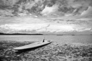 Kayak by the beach photo