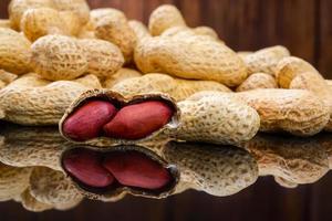 Raw peanuts or arachis photo