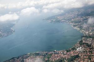 Aerial view of Istanbul photo