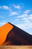 Sand dune in sossusvlei stretch photo