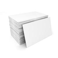 3d blank business cards