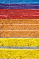 rainbow stairs photo