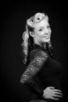 Young Adult Female In Rockabilly Fashion photo